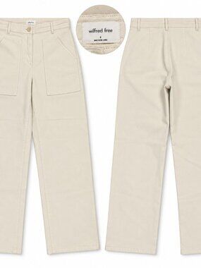 Wilfred Free Cream Wide Leg Pants